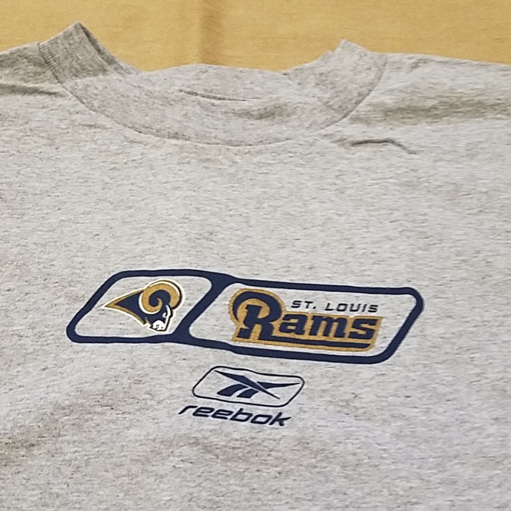 NWOT RAMS St. Louis Reebok short-sleeve tee